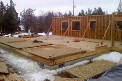 wall building